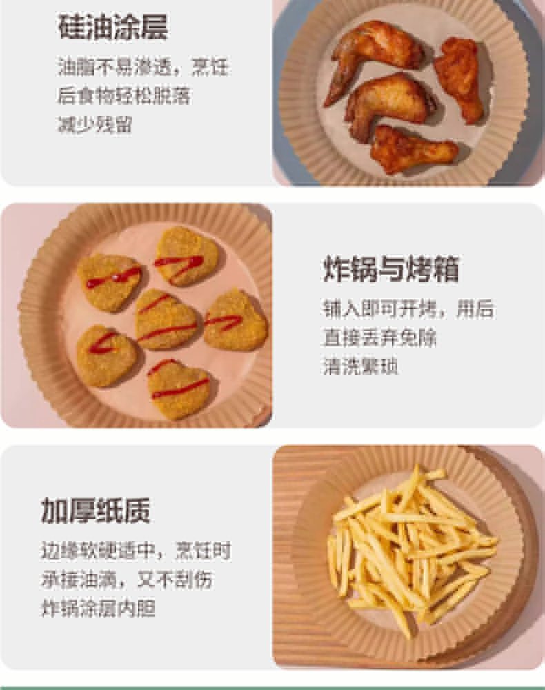 Hivelane Round Air Fryer Liners C12071 product details 06