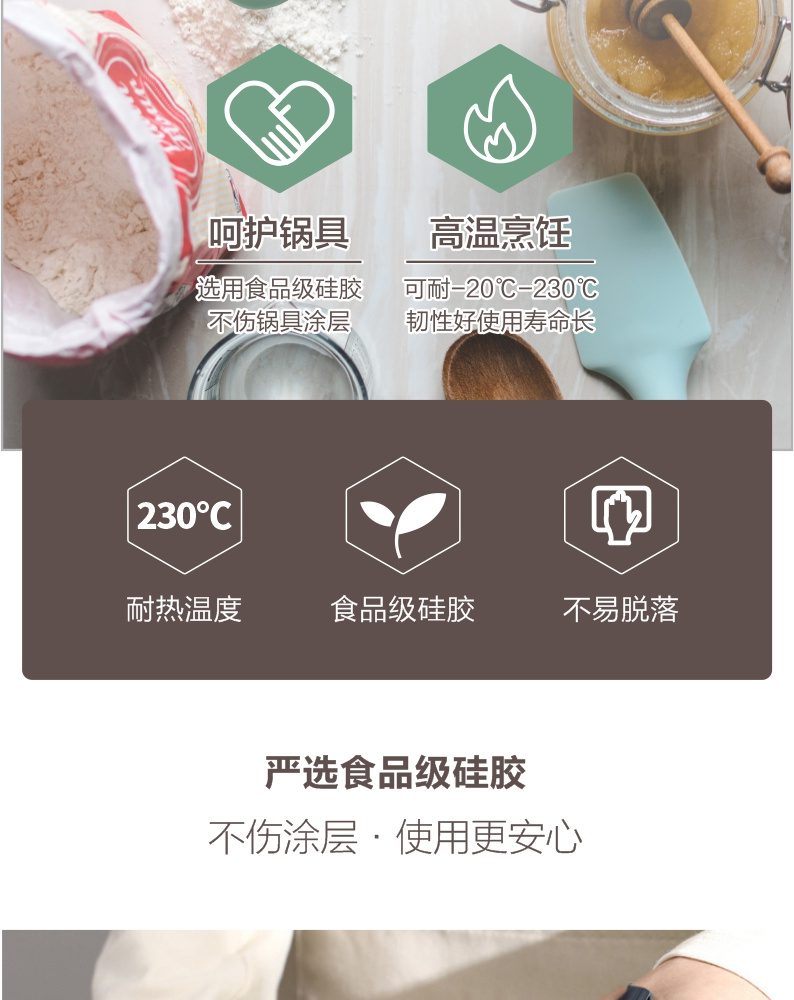 Hivelane Silicone Baking Tool Set C1588 product details 02