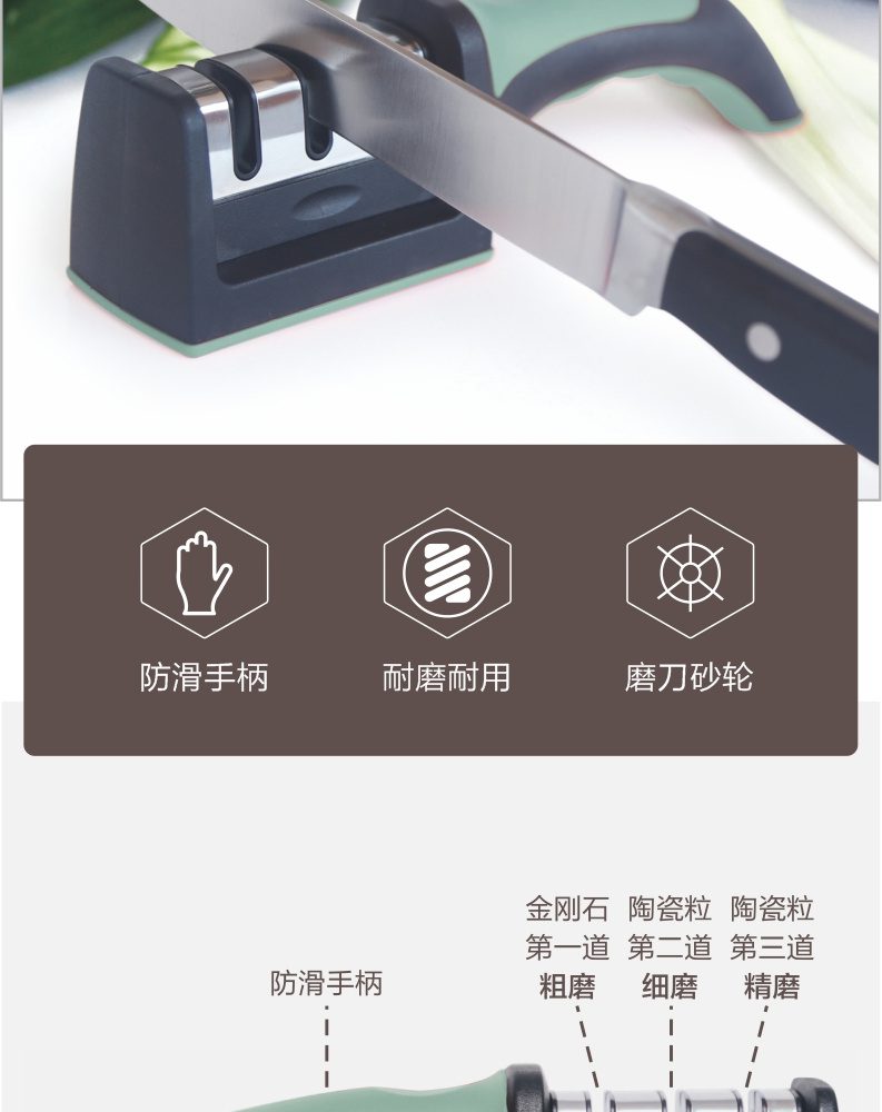Hivelane Hand-Held Knife Sharpener C1649 product details 02