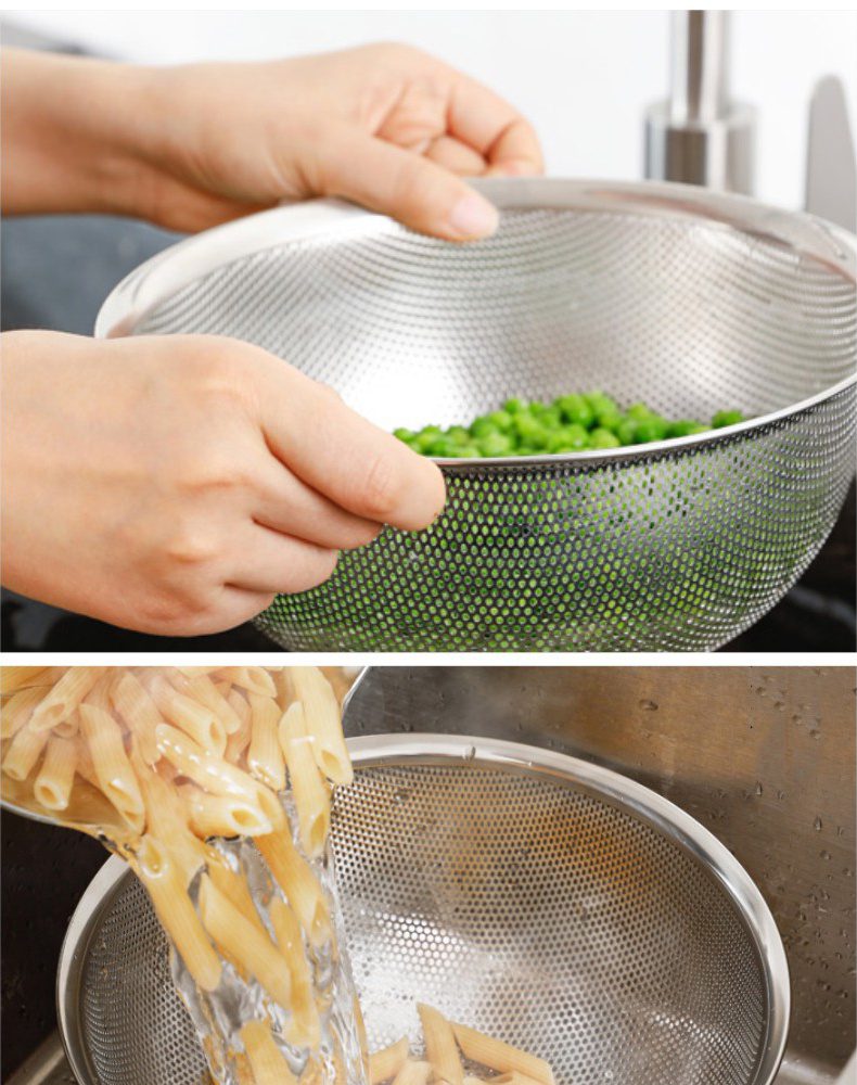 Hivelane Stainless Steel Basket 25 cm C1697 product details 05