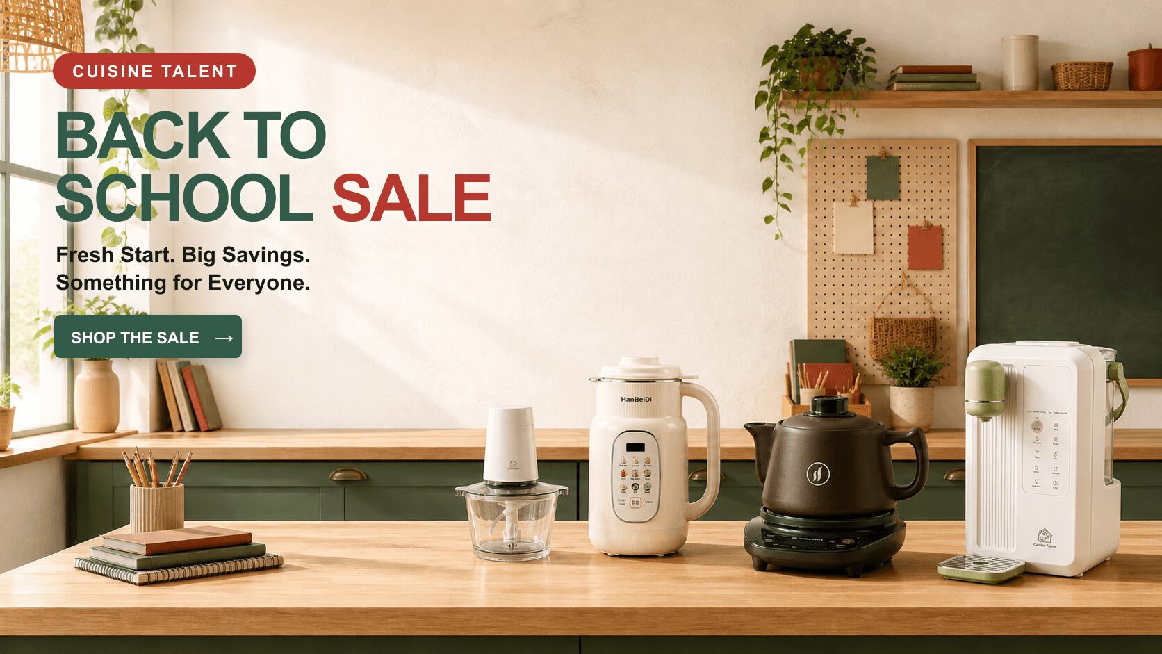 Back to School Sale kitchen appliances