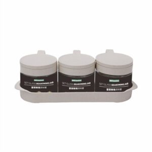 Hivelane Glass Seasoning Jar Set, 3 x 380 mL, C1918