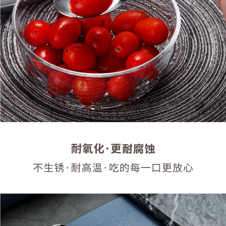 Hivelane 316L Stainless Steel Flat-Bottom Rice Spoon, C1930 product detail 5