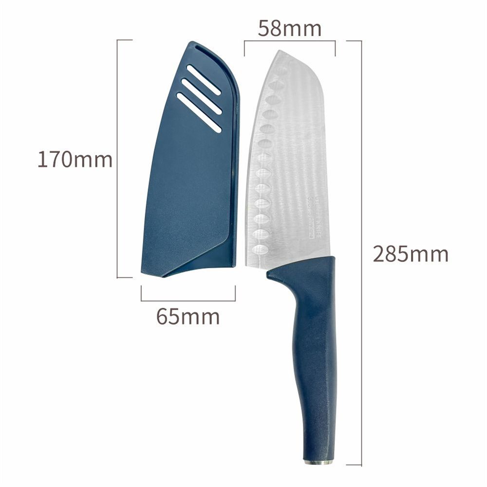 Hivelane Santoku Knife with Protective Sheath, C6235 - Image 6