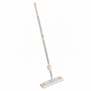 Aodi Q27 46 cm cream and orange self-wringing microfibre flat mop