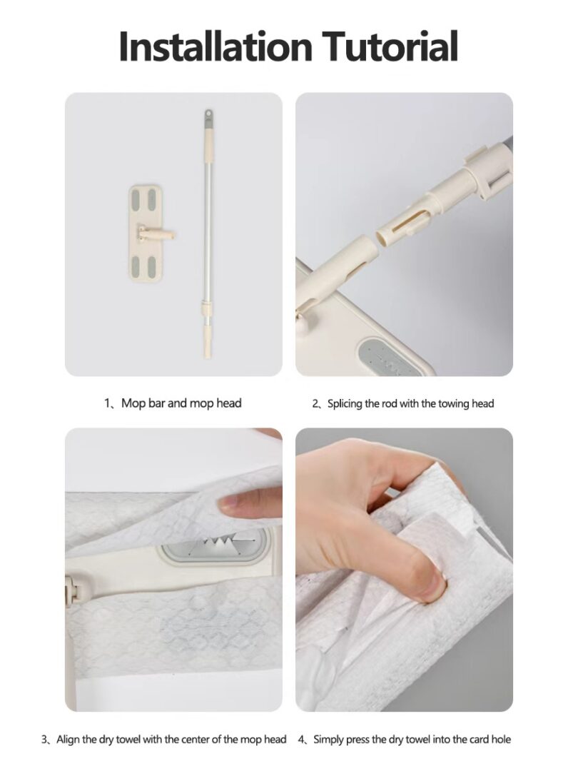 Supplier four-step Q18 assembly and dry sheet fitting guide