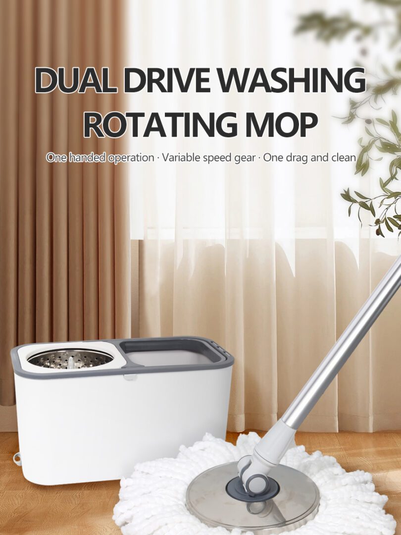 Aodi Q11 Dual-Drive Spin Mop and Bucket Set - Image 2