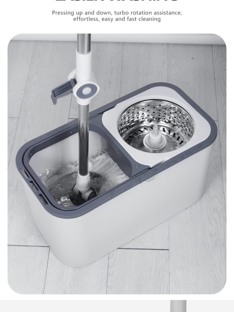 Aodi Q11 mop washing in the bucket chamber